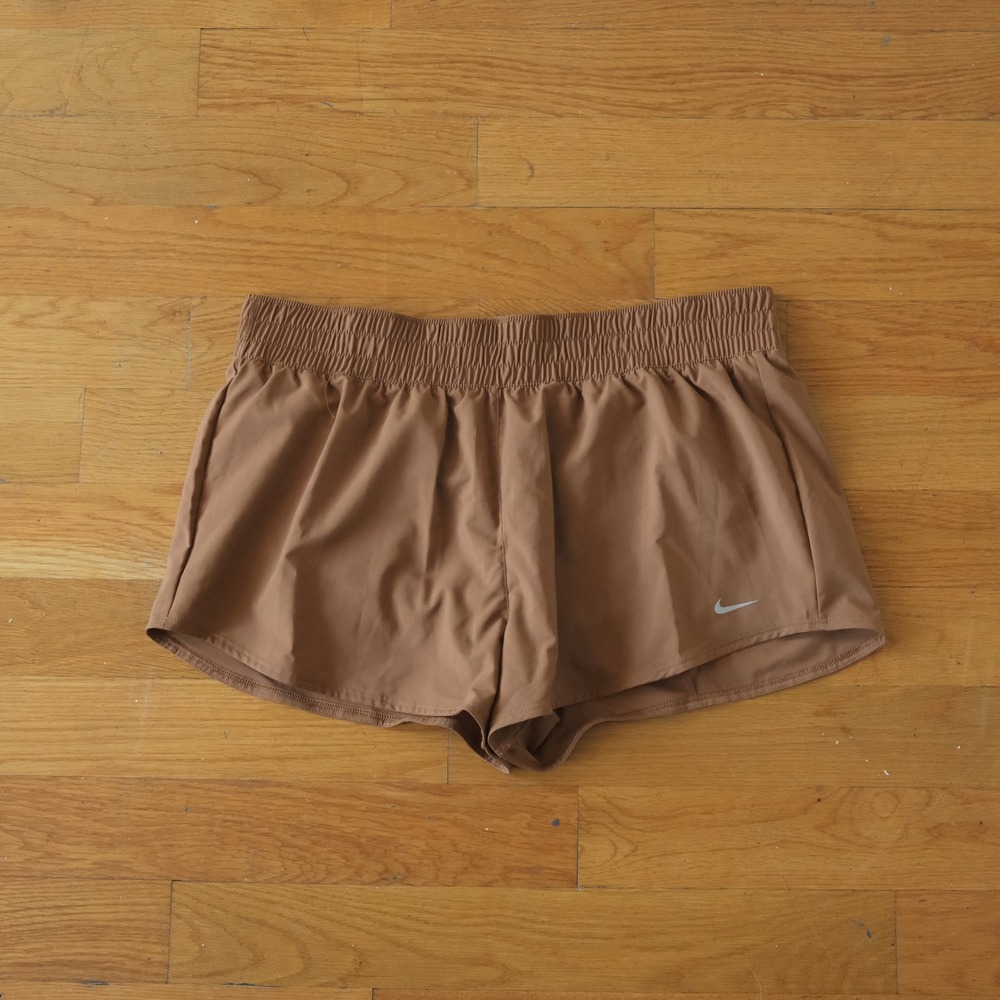 Nike Running Shorts Womens Brown Elastic Waist Sporty Gorpcore‎ XL DX6010-281